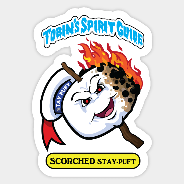 Scorched Stay-Puft Sticker by Pufahl